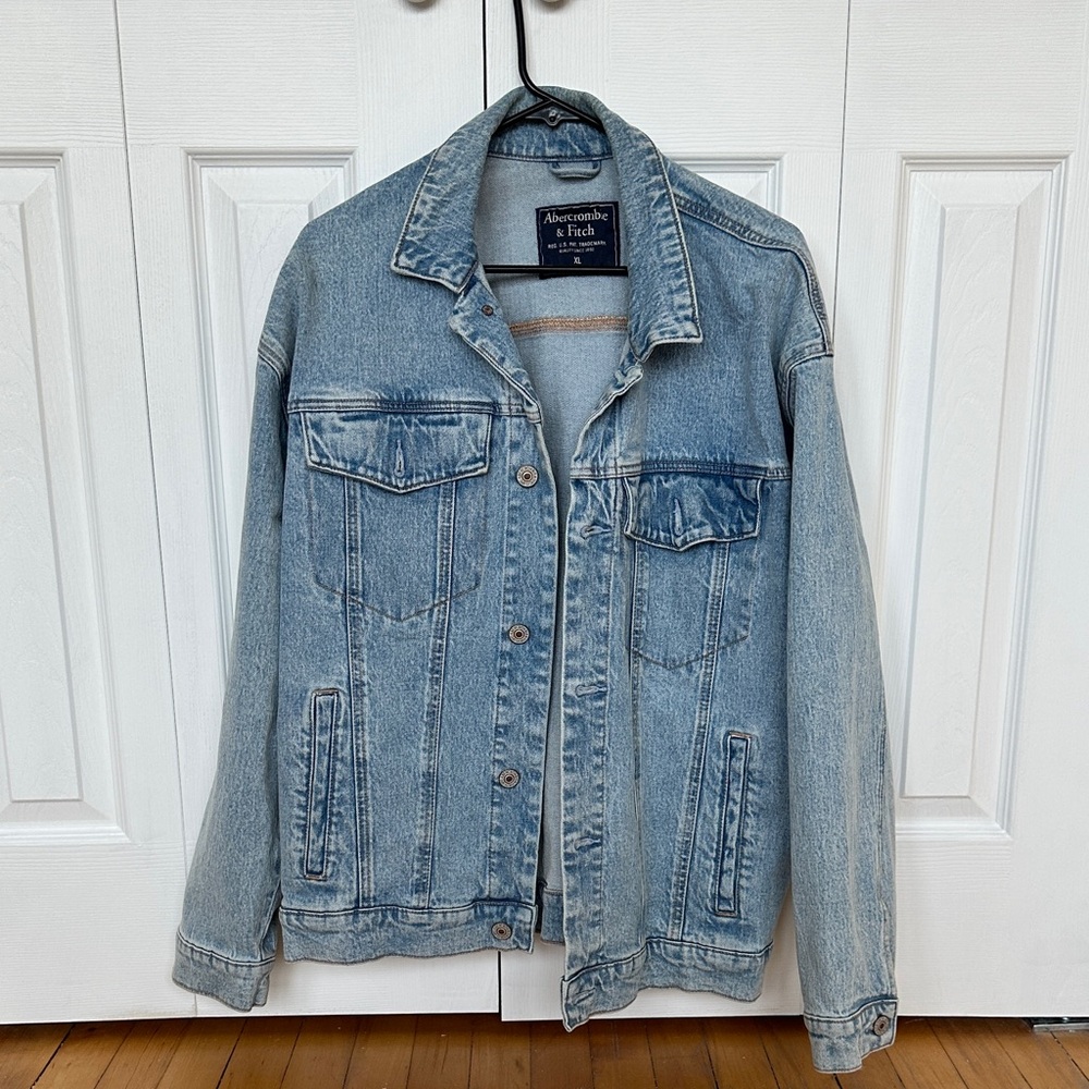 Abercrombie & Fitch Light Blue Denim Jacket
